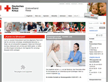 Tablet Screenshot of drk-riesa.de
